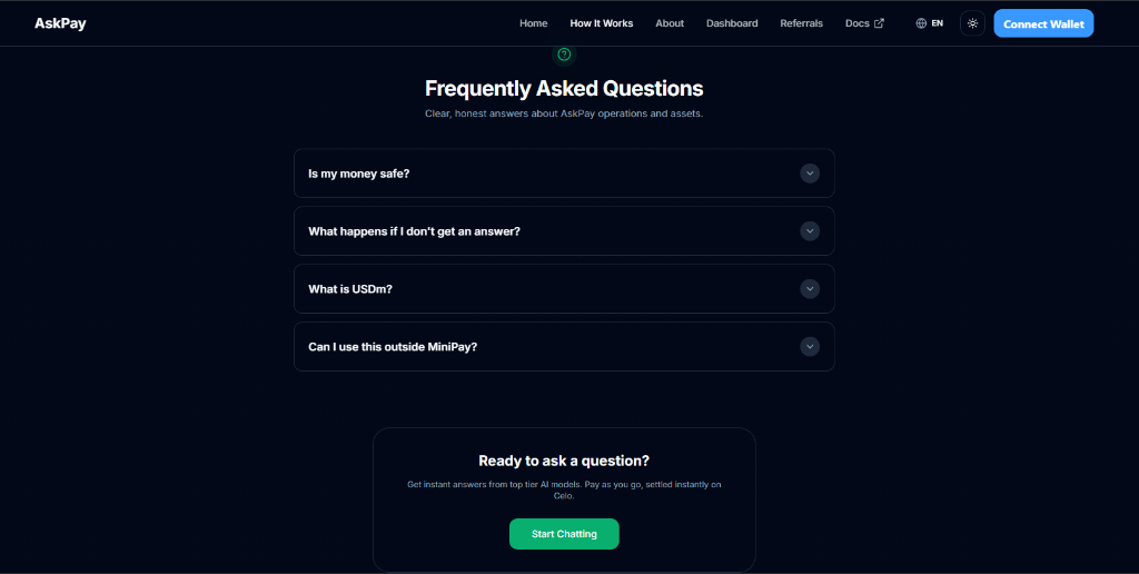 AskPay Frequently Asked Questions