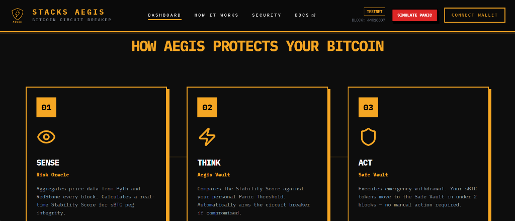 Stacks Aegis Protection Flow